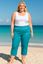 Picture of CURVY GIRL THREE QUARTER STRETCH COTTON CROP TROUSER